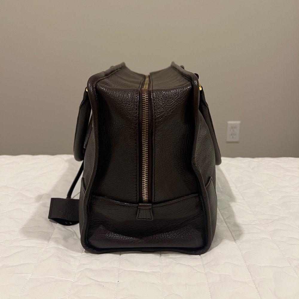Loewe Amazona Leather Tote Bag in brown Dark Brown Leather - Picture 3 of 15